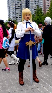 Cosplayer of Saber, Fate stay night at CWT40 20150809 photo