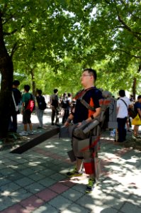 Cosplayer of Soldier with Battle Suit, Edge of Tomorrow 20150727