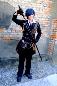 Cosplayer of Shokudaikiri Mitsutada, Tōken Ranbu at FFK8 20151129