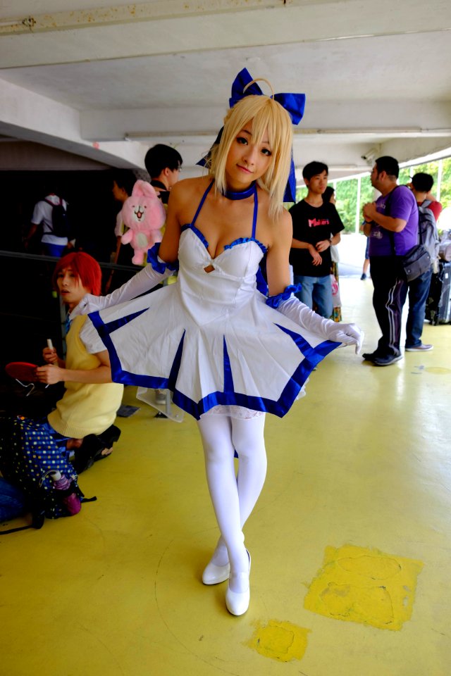 Cosplayer of Saber Lily at Comic Horizon 4 20180505a