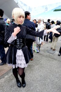 Cosplayer of Saber, Fate-Zero at FF27 20160130