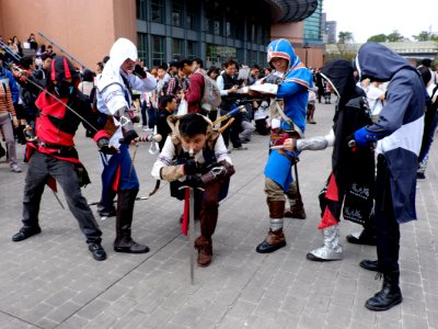 Cosplayers of Assassin's Creed in CWT39 20150228a