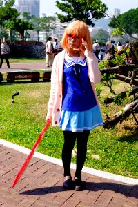 Cosplayer of Mirai Kuriyama, Beyond the Boundary at FFK8 20151129