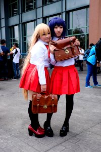 Cosplayers of Umaru Doma and Kirie Motoba, Himouto! Umaru-chan at PF23 20151025