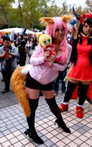 Cosplayer of Tamamo Cat, Fate Grand Order at CWT41 20151212