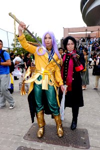 Cosplayers of Hachisuka Kotetsu and Kashuu Kiyomitsu, Tōken Ranbu at CWT40 20150809