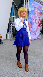 Cosplayer of Saber, Fate stay night at Comic Horizon 4 20180505a photo