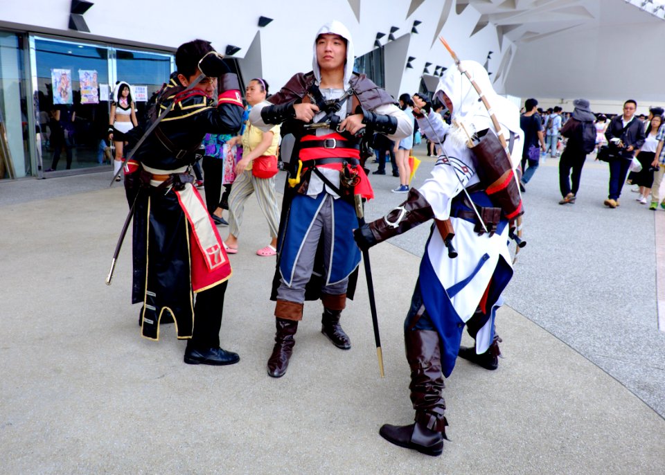 Cosplayers of Assassin's Creed in PF22 20150509a