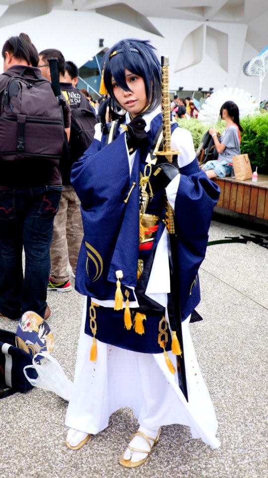 Cosplayer of Mikazuki Munechika, Tōken Ranbu at FF26 20150830