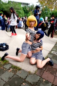 Cosplayers of Hana Midorikawa and Mari Kurihara, Prison School at CWT41 20151212