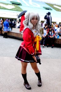 Cosplayer of Nao Tomori, Charlotte at FF26 20150830b