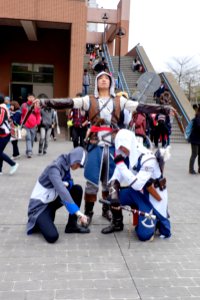 Cosplayers of Assassin's Creed in CWT39 20150301a