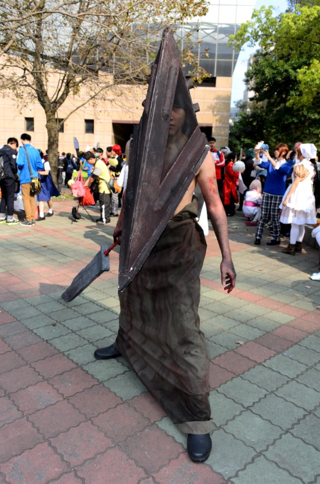 Cosplayer of Pyramid Head, Silent Hill in CWT39 20150228