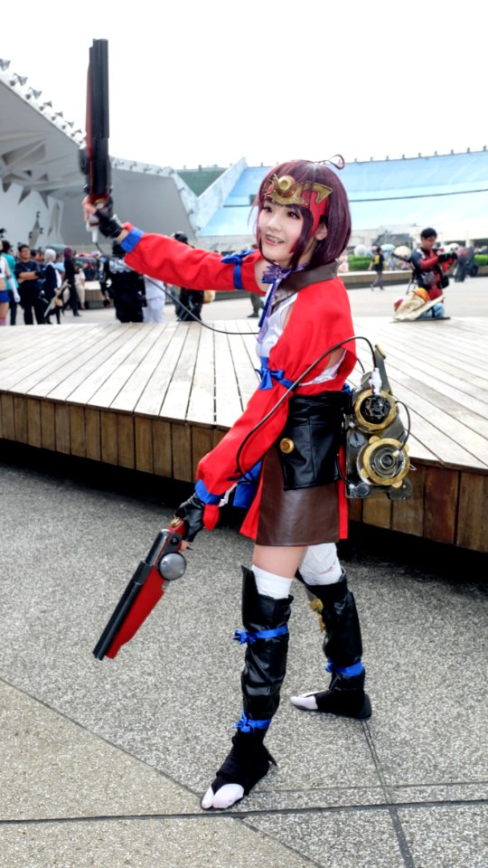 Cosplayer of Mumei, Kabaneri of the Iron Fortress at PF24 20160508b