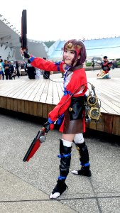 Cosplayer of Mumei, Kabaneri of the Iron Fortress at PF24 20160508b