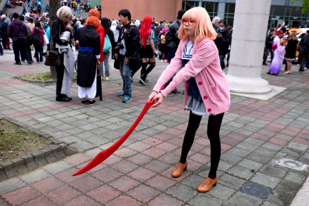 Cosplayer of Mirai Kuriyama from Beyond the Boundary 20150301