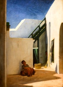 Cour de maison marocaine