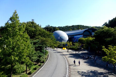 Curved road in South Korea