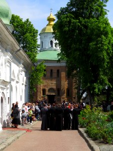 Easter Vigil in Vydubychi