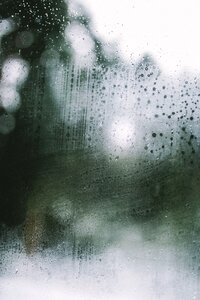 Water drops blur