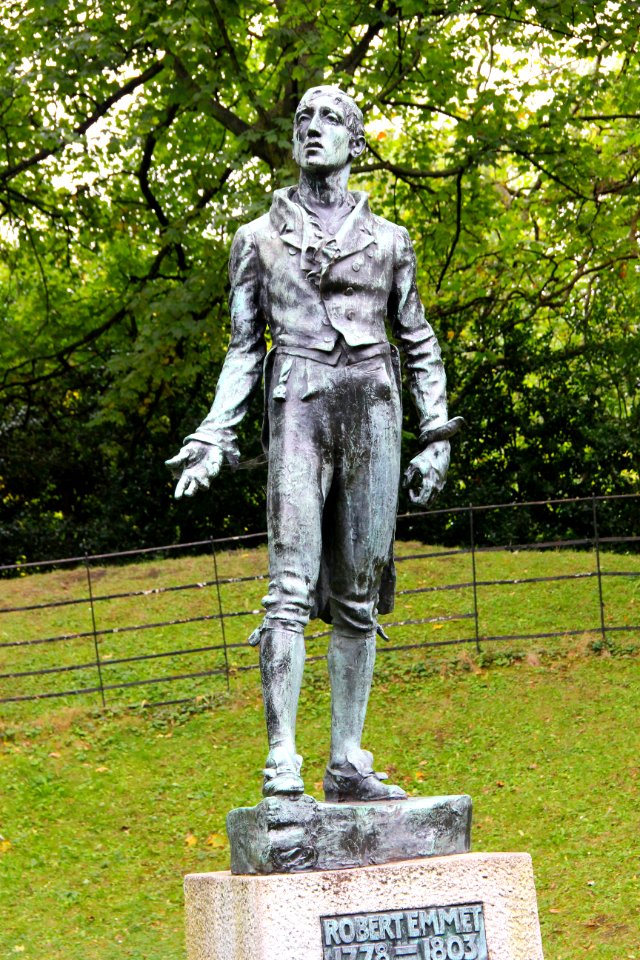 Dublin St Stephens Green Robert Emmet Statue 01