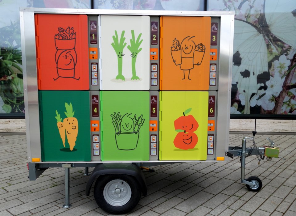 Die gute Tüte, Verkaufsautomat, Düsseldorf, Mai 2021