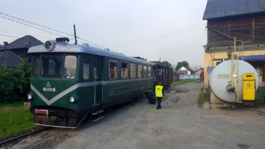 Diesel railcar Viseu Fabrica trei