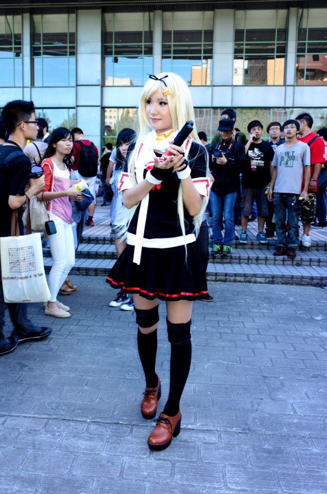 Destroyer Yūdachi Fleet Girl Cosplayer in FF24 20140727