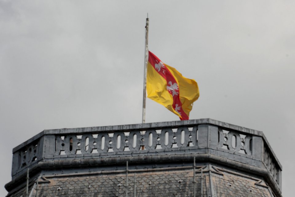 Drapeau Lorraine Château de Lunéville