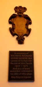 Dublin St Audoens Church Cornmarket Nave Epitaphs