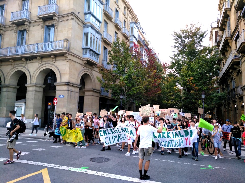 Donostia - Klima larrialdi manifestazioa 201909