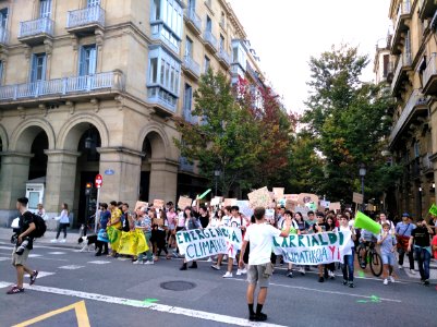 Donostia - Klima larrialdi manifestazioa 201909