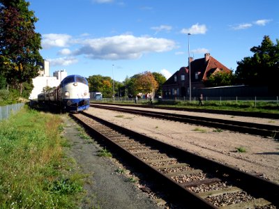Aahus station tourist train2