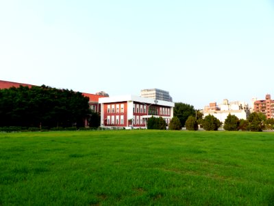 Administration Building of Former ROCAF Headquarters view from Southwest 20140405a