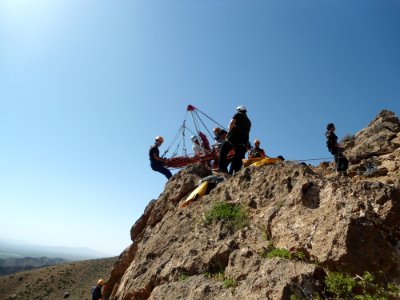 A group of mountain climbers in Mirabad - Nishapur - 2012-01-25