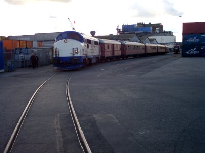 Aahus port tourist train2