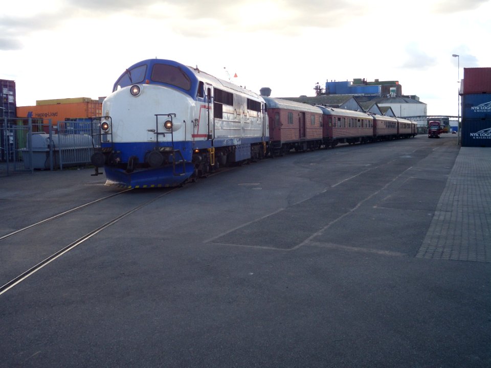 Aahus port tourist train
