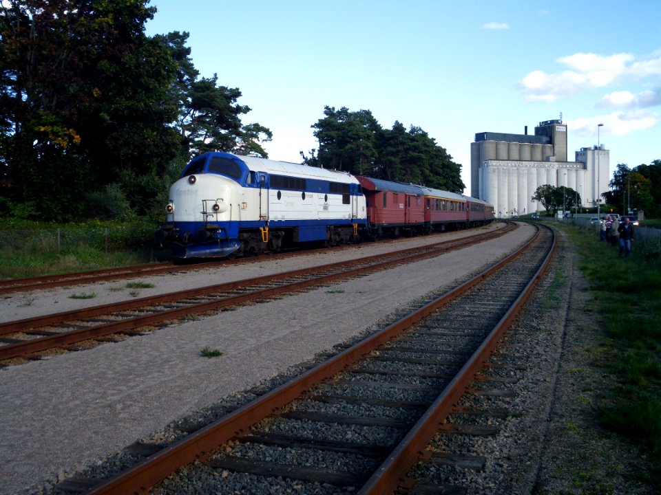 Aahus station tourist train