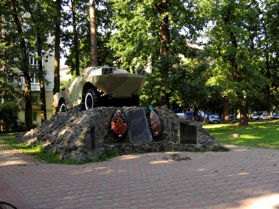 Afganistan war memorial in Bucha 3