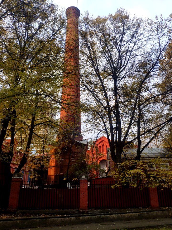 Alekseevskaya pumping station chimney