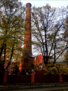Alekseevskaya pumping station chimney