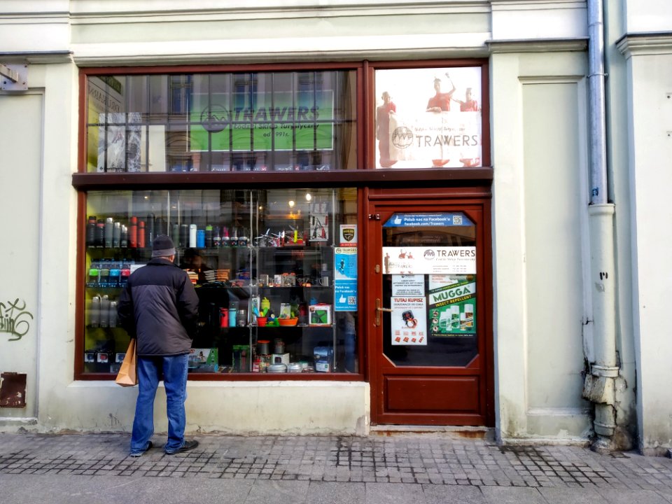 Łódź Trawers sklep turystyczny 01