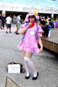Aiki Kouwa as Patchouli Knowledge, The Embodiment of Scarlet Devil at FF26 20150830a