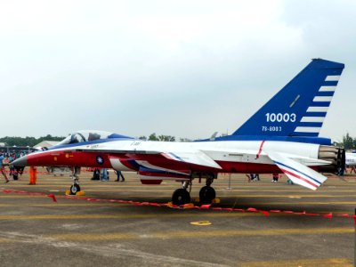 AIDC F-CK-1A 10003 Display at Ching Chuang Kang AFB Apron 20161126f