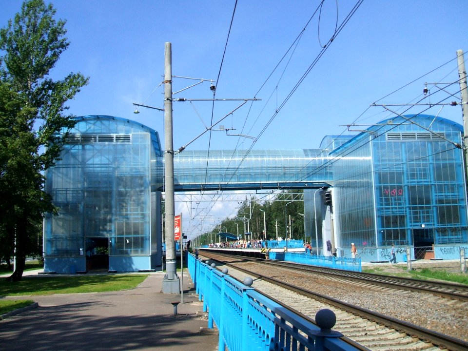 Солнечное СПб Переход над ж.д