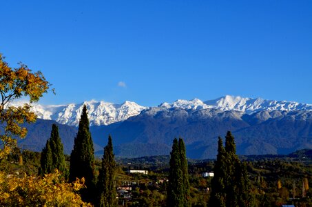 Snow nature mountain peak