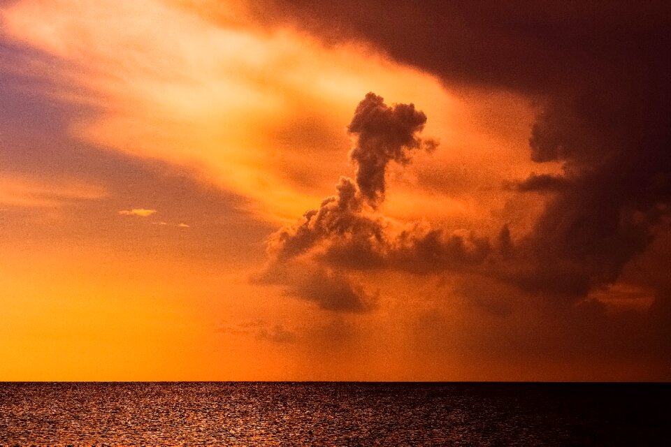 Nature clouds sunlight