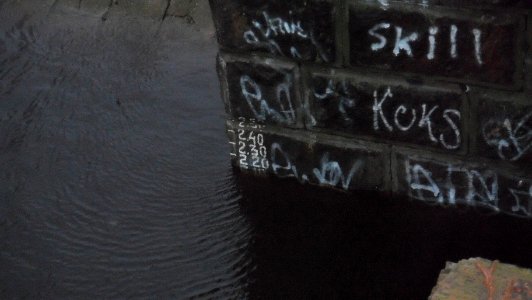 Уровень воды при наводнениях в Сестрорецке