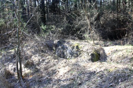 Форт литеры "В". Бетонные глыбы