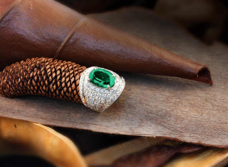 White nature diamond